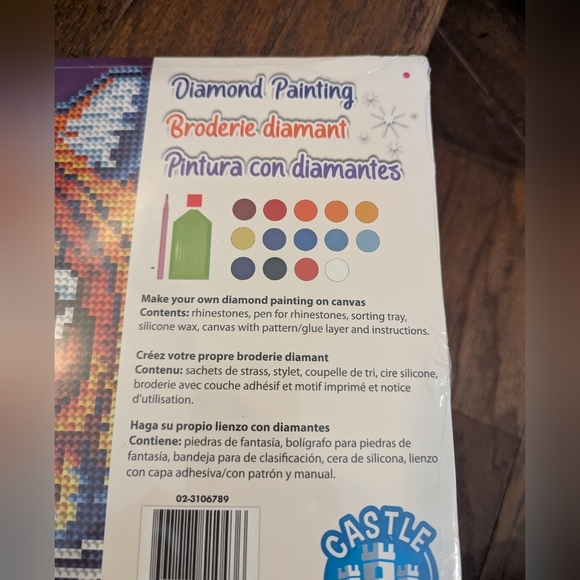 Free Add On With $30 Full diamond painting kit Fiery Beauty by Castle Craft - Picture 4 of 6